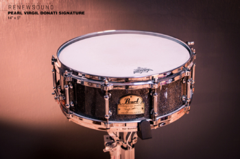 RENEWSOUND studio productions - Snares - Pearl Virgil Donati Signature – 14” x 5” (8 ply Outer: 4 ply Maple/ Inner: 4 ply Birch)