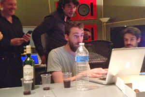 RENEWSOUND звукозаписно студио - сесия 2015 Париж , Will Knox, Fab Dupont в контрол рум